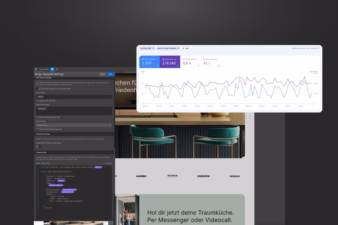 Webflow Editor  SEO-Einstellungen