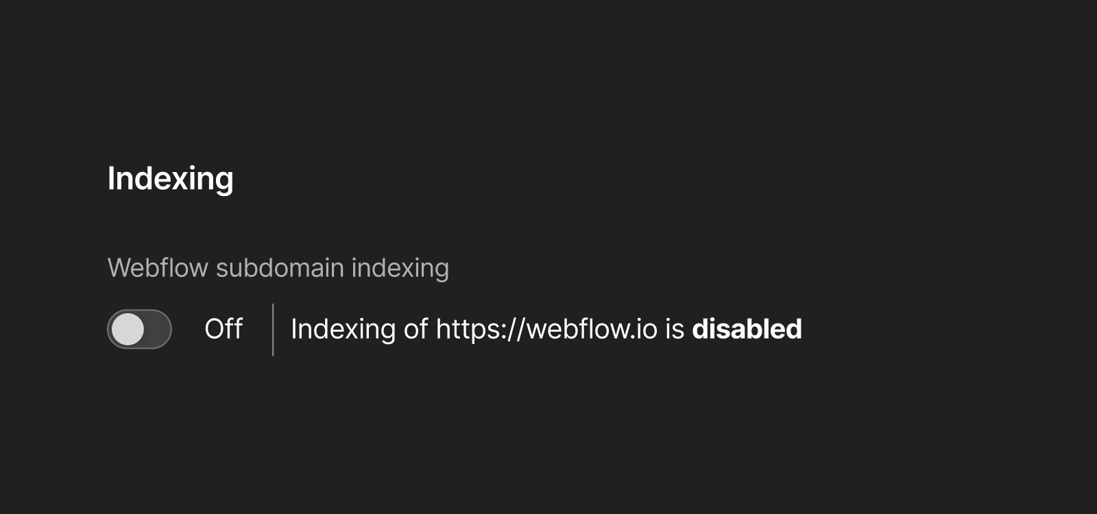 Webflow SEO – Subdomain Indexing
