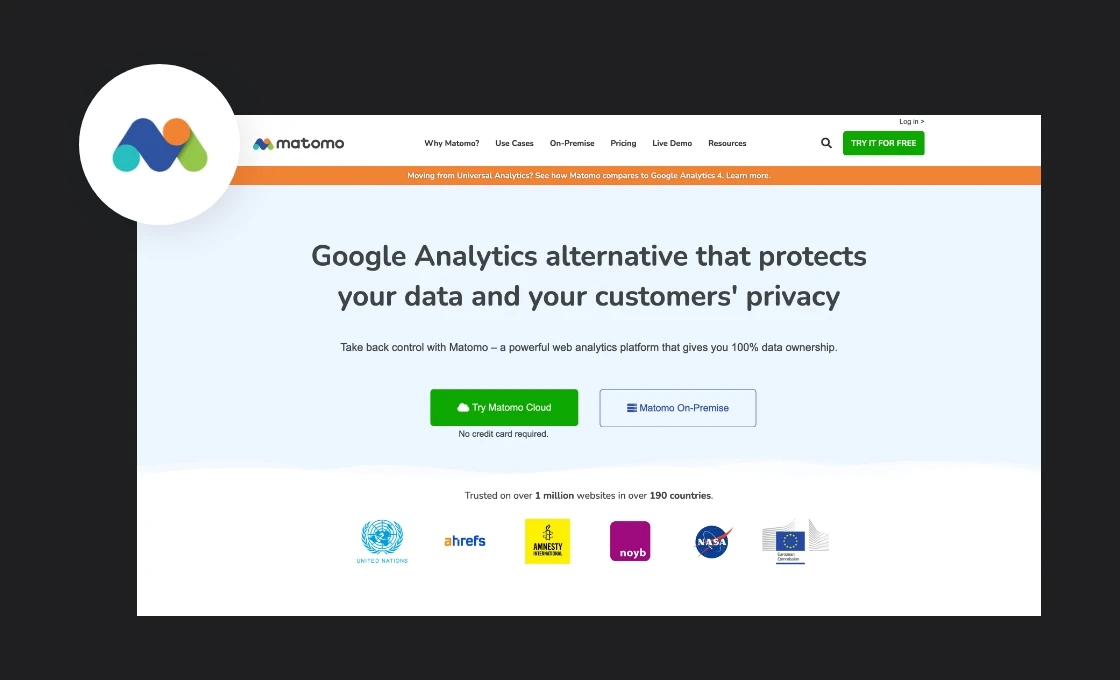 Analytics Tool Matomo.