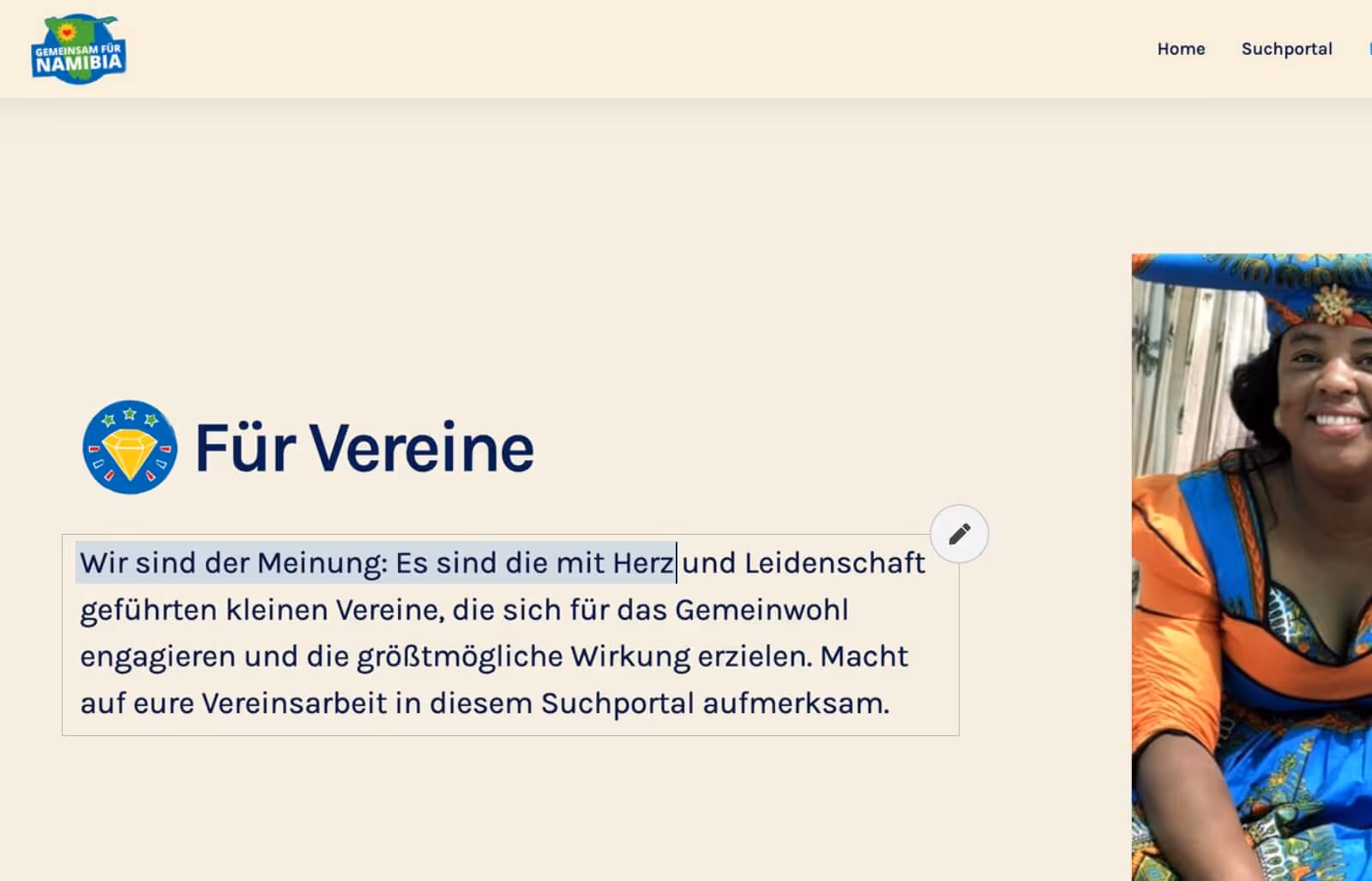 Texte mit dem Webflow Editor ändern.