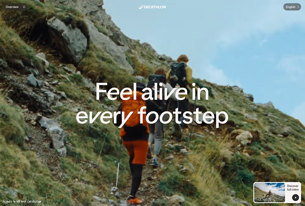Website Quechua Lookbook SS25