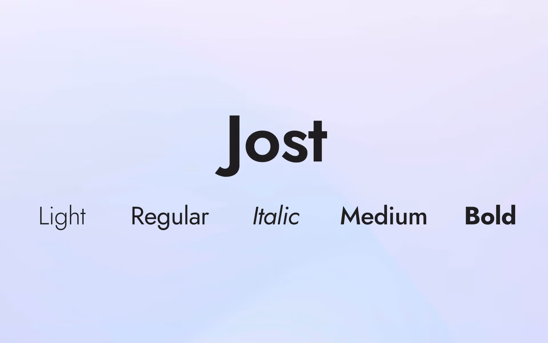 Font Preview Jost