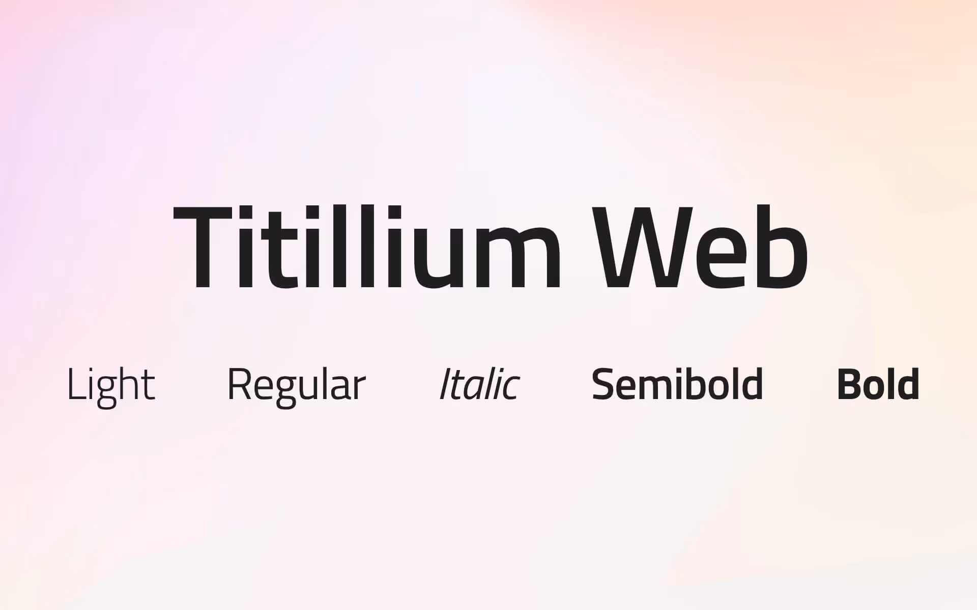 Font Preview Titillum Web