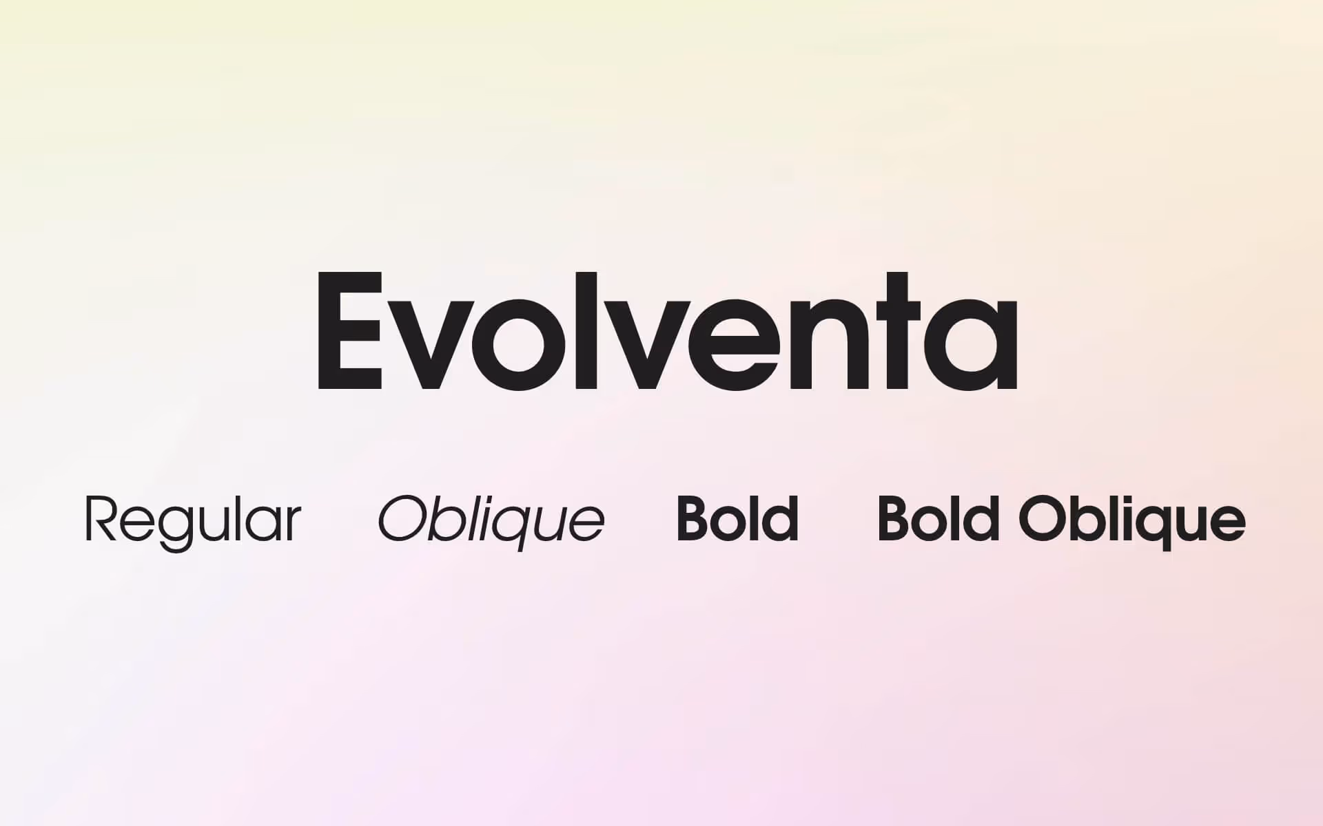 Font Preview Evolventa