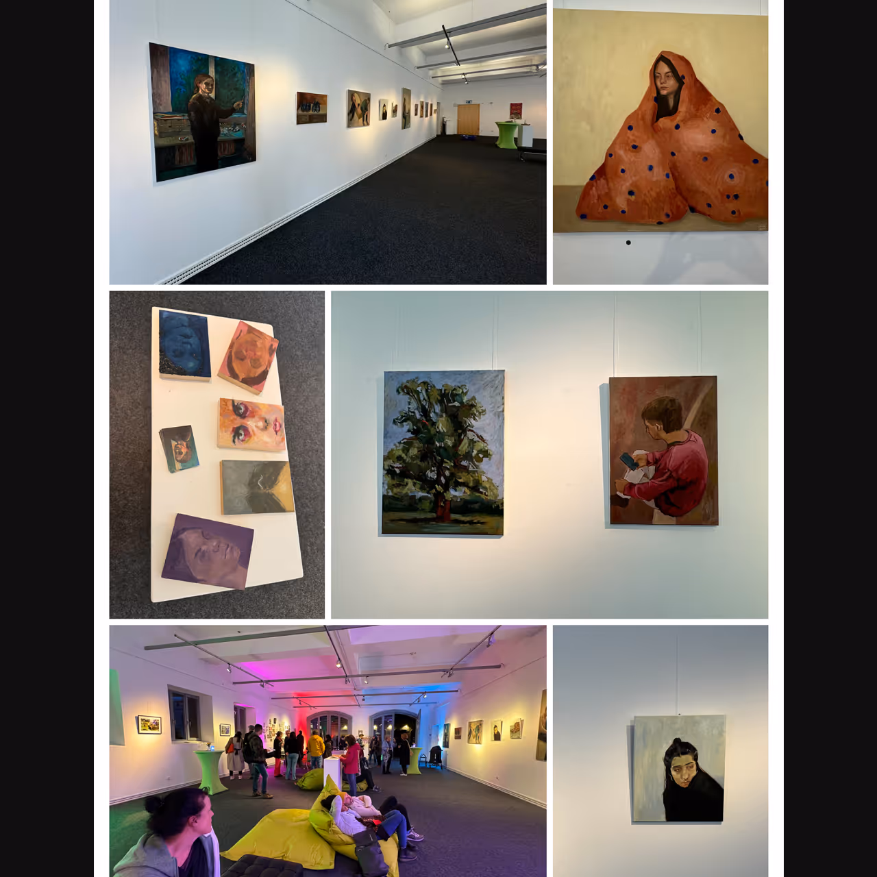 Jule Rudrof Ausstellung Innenblick Amberg.