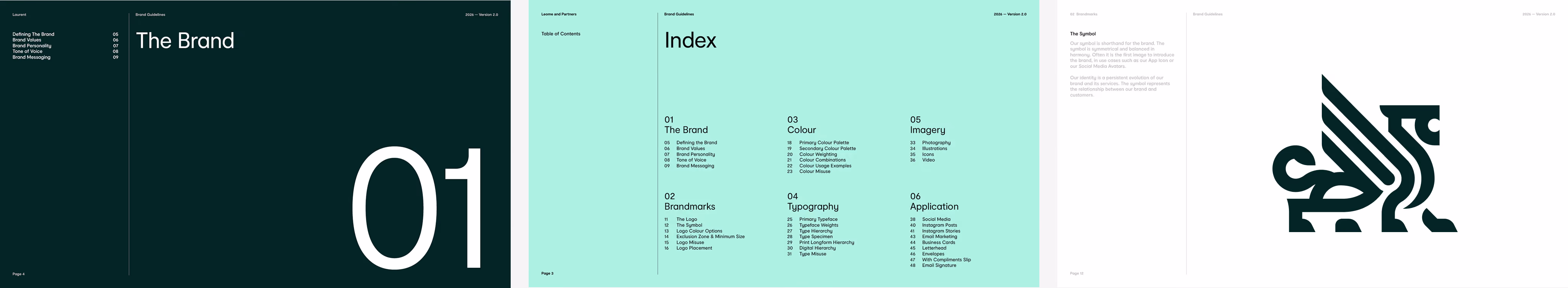 Leome and Partners Brandguide.