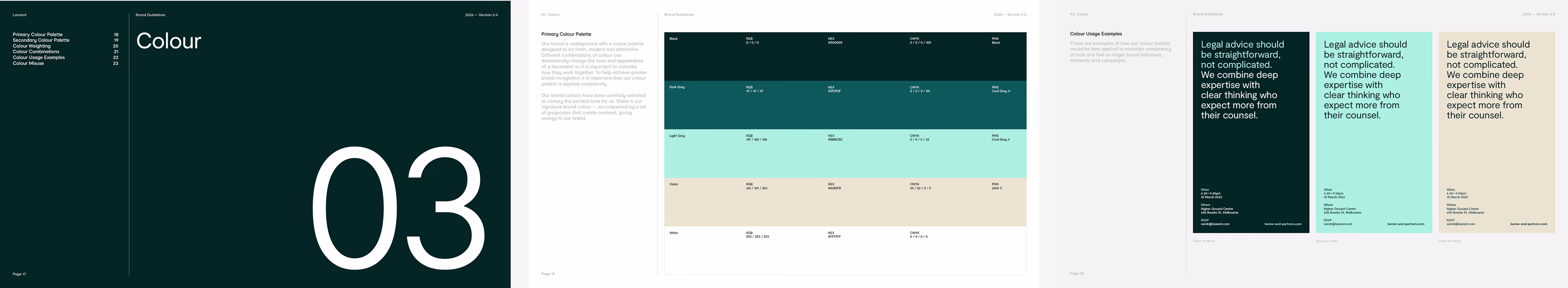 Leome and Partners Brandguide.