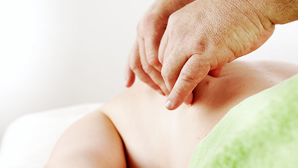 Fotografie procedury Trigger point terapie 