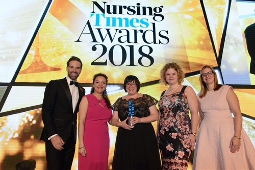 Winners of the Nursing Times Awards 2018