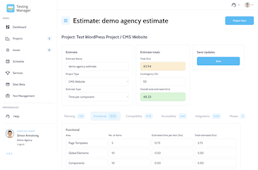 The ability to estimate testing - how much time is required for testing and what should be included in the scope of testing - has always been a problem