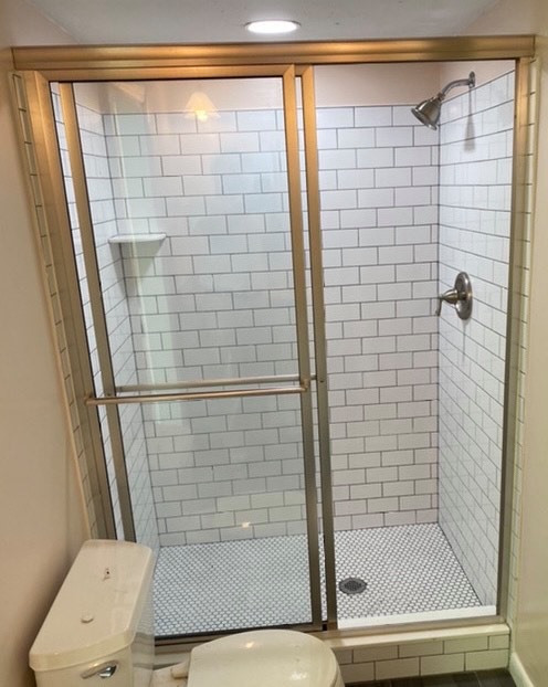 Before and After Shower Transformation