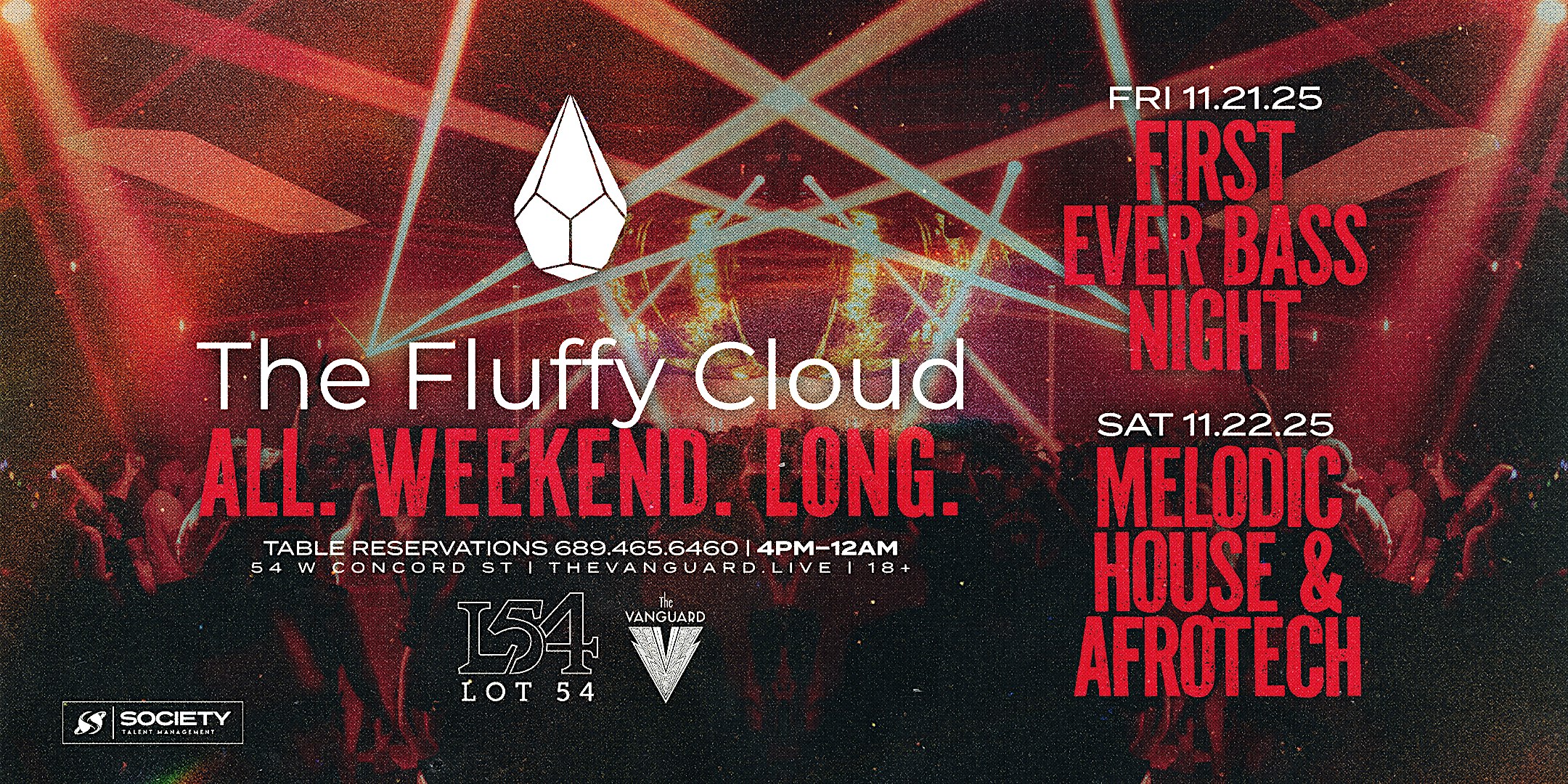 The Fluffy Cloud - First Ever BASS Night| Friday Nov 21