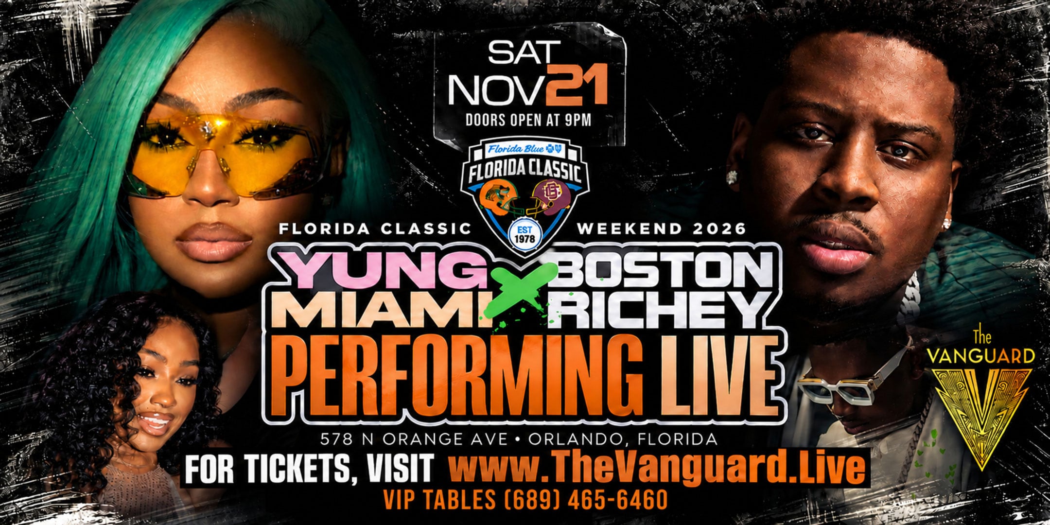 YUNG MIAMI + BOSTON RICHEY LIVE FLORIDA CLASSIC WEEKEND