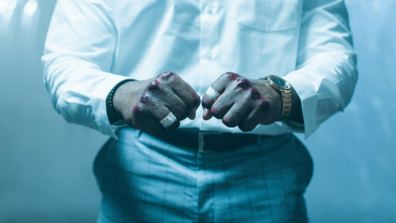 Broadway 10 Tenderizer with bloody knuckles