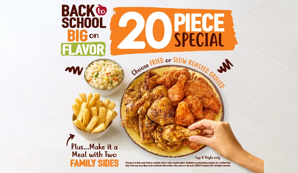back to school big on flavor 20 piece special 