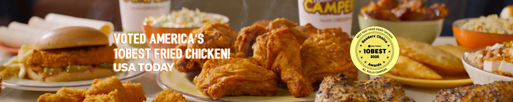 USA Today voted 10Best fast food fried chicken.
