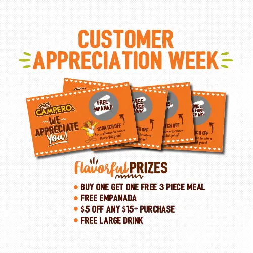 Pollo Campero® Customer Appreciation Week Official Rules