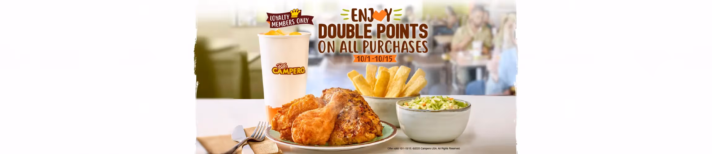 Customer appreciation week! Enjoy double points on all purchases