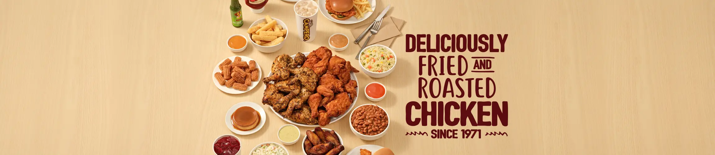 Deliciously Fried and Roasted Chicken Since 1971