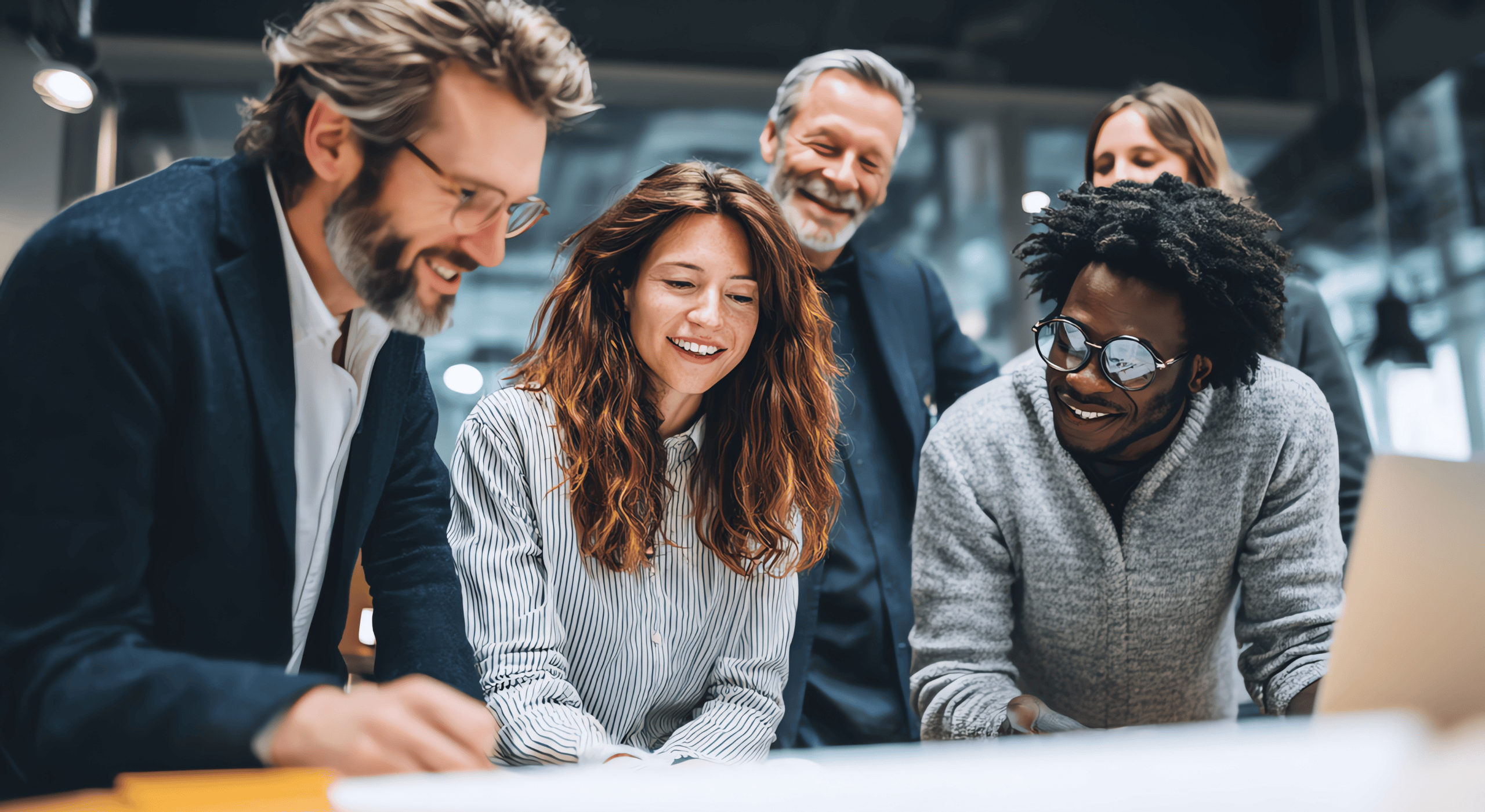 Team leader communicating and building relationships through stakeholder management