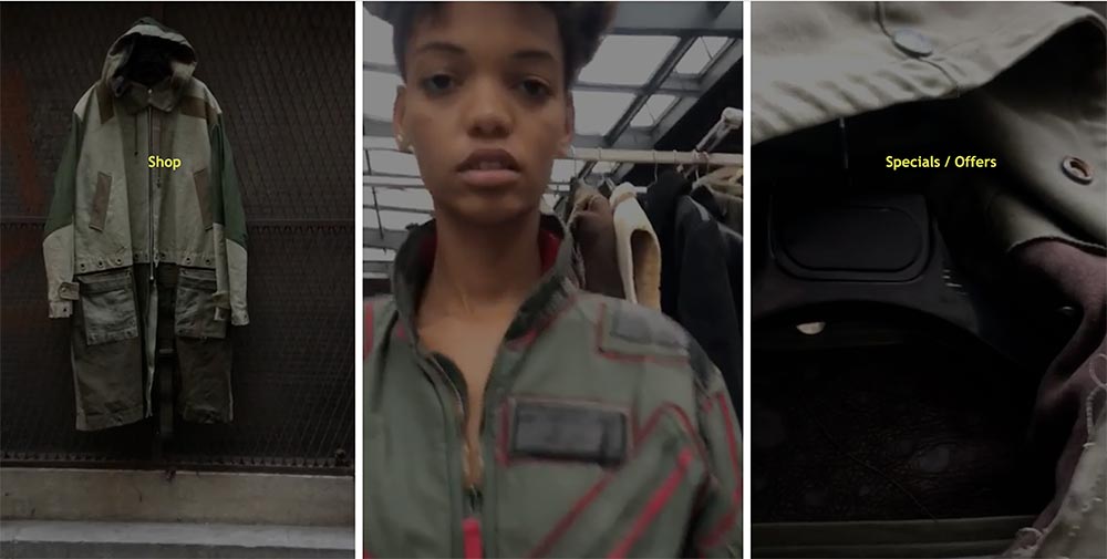 Screenshot der Kervin Marc Portfolio-Website