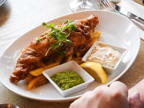 The Crab Shed Salcombe restaurant - waterside seafood dining overlooking the harbour