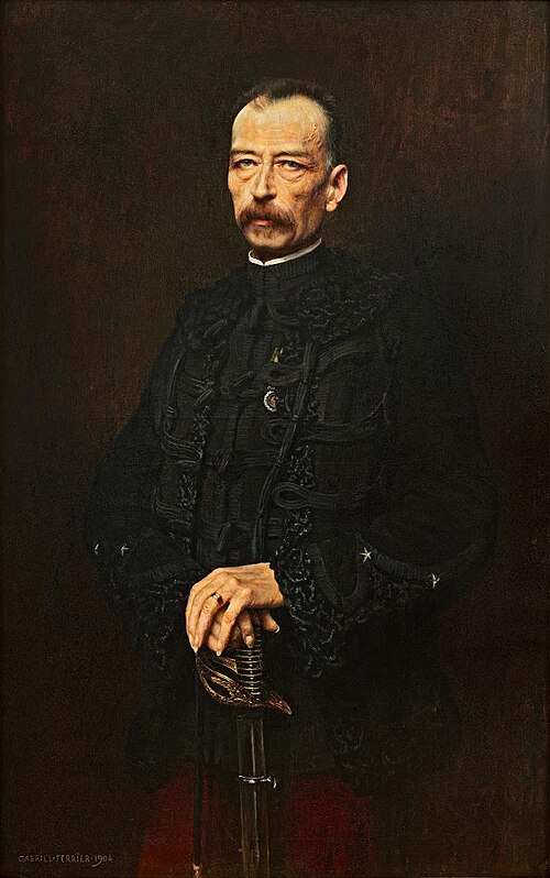 Retrato del general Louis André, ministro de la Guerra