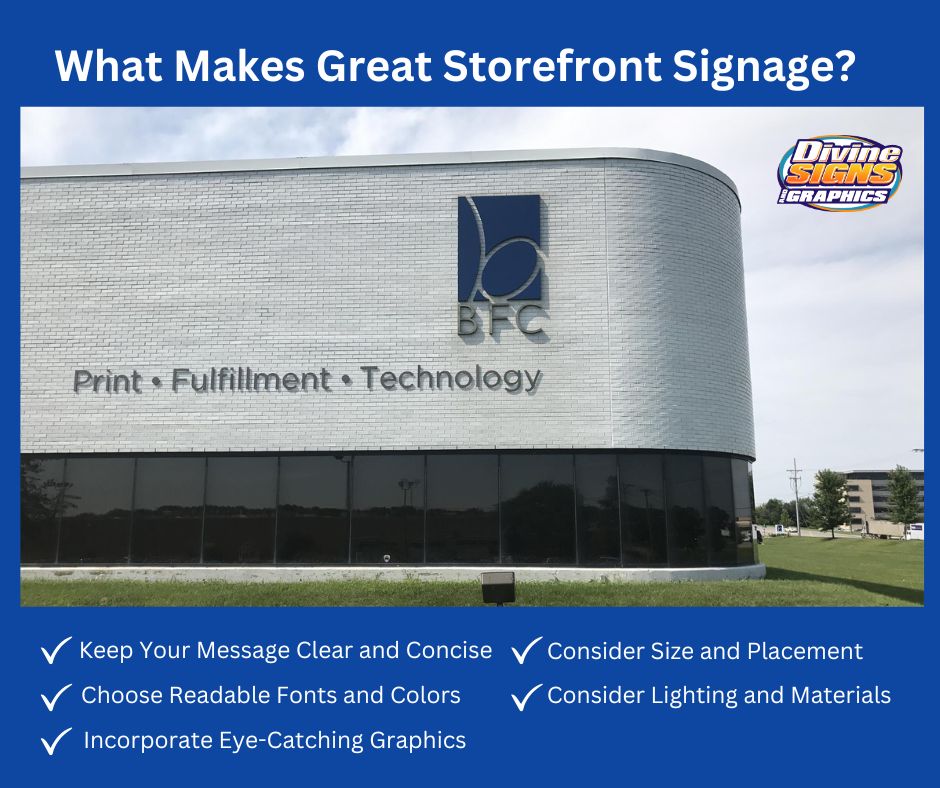 What Makes Great Storefront Signage?