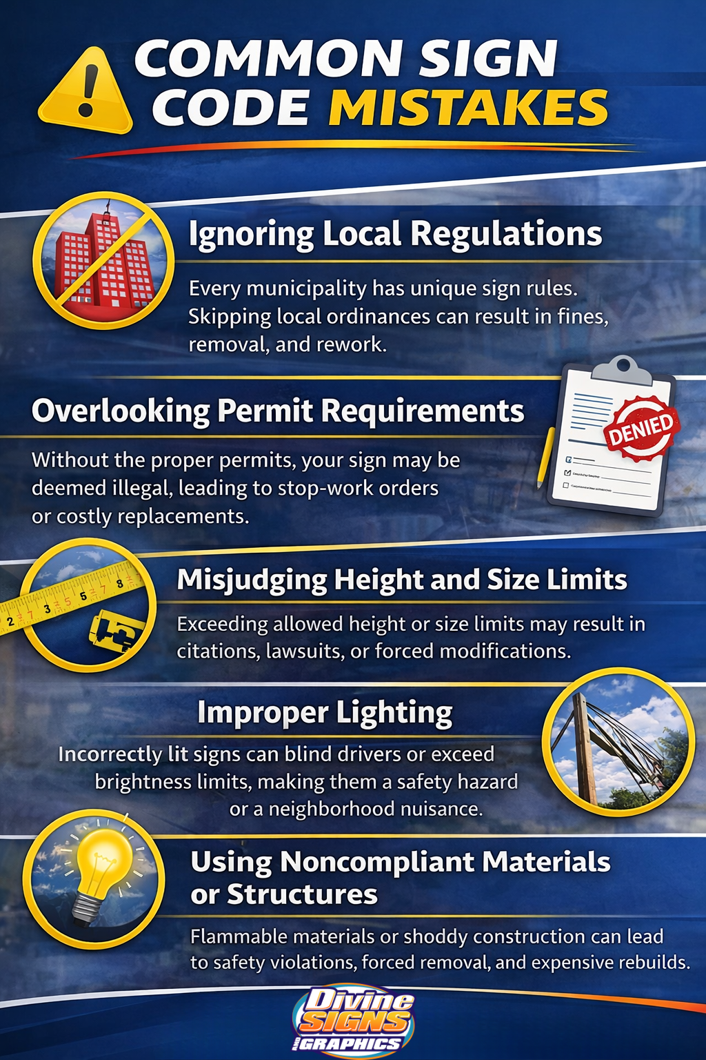 Common Sign Installation Mistakes