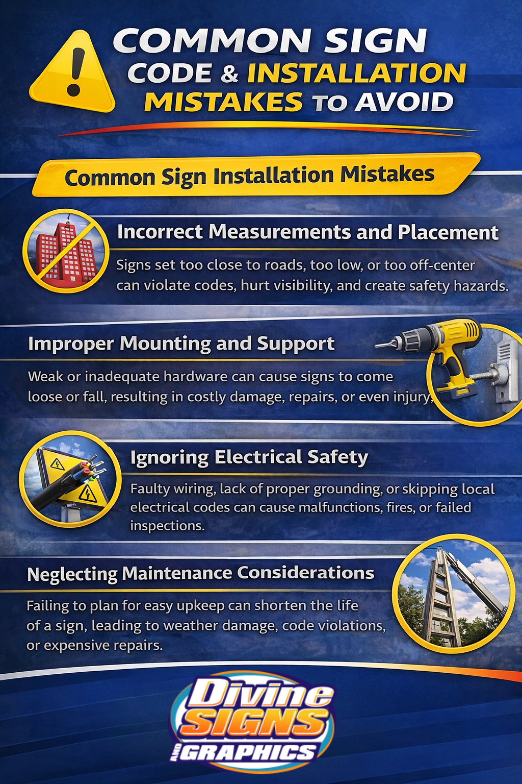 Common Sign Installation Mistakes