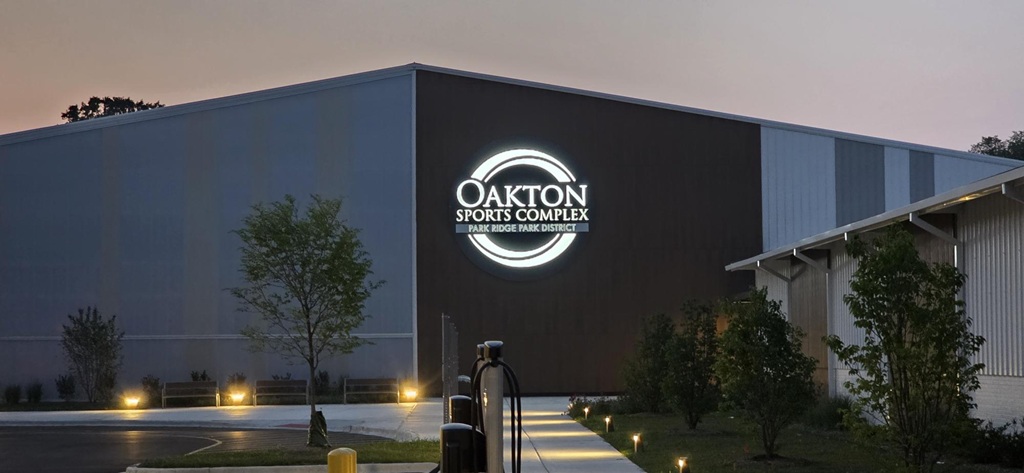 illuminated logo sign