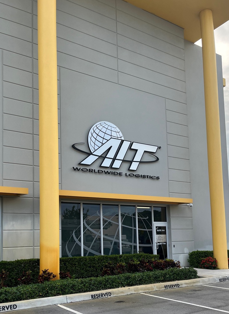 AIT Building Sign