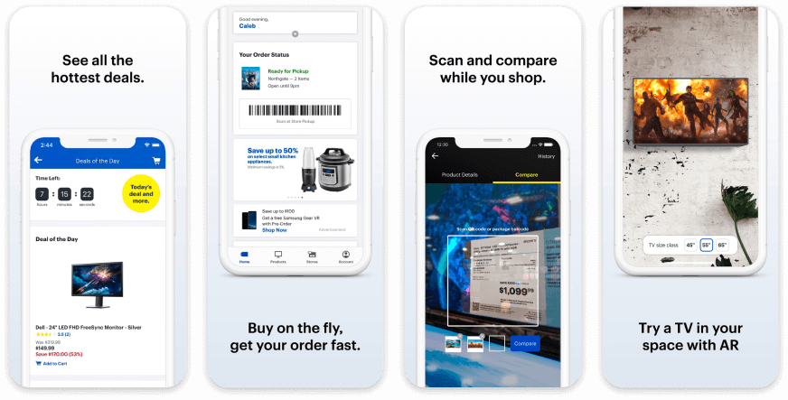 Best Buy App Store Screenshots