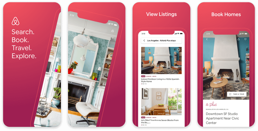 Airbnb App Store Screenshots 2020