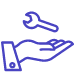 purple hand icon