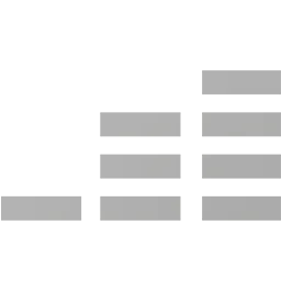 Audio Level Signal in blöcken dargestellt