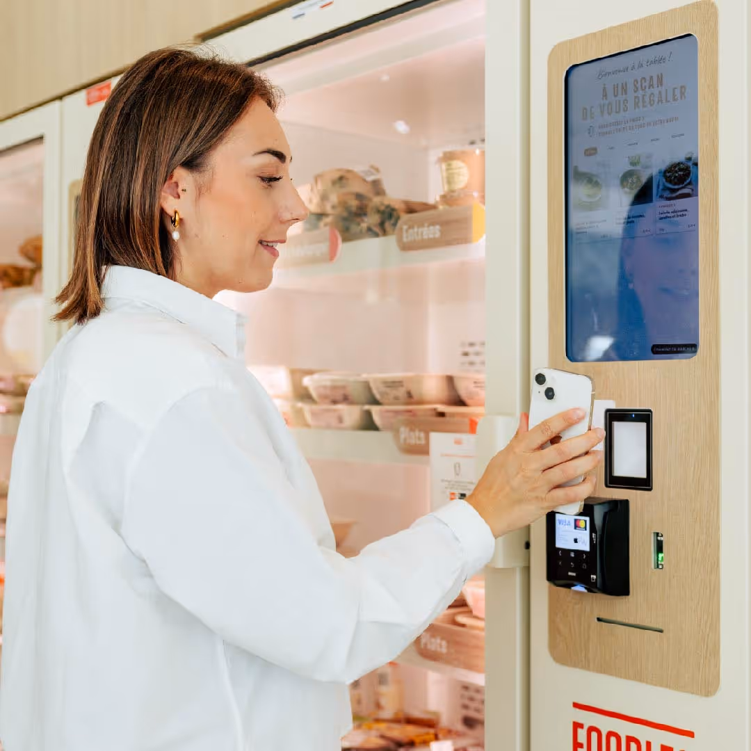Frigo connecté d'entreprise Foodles