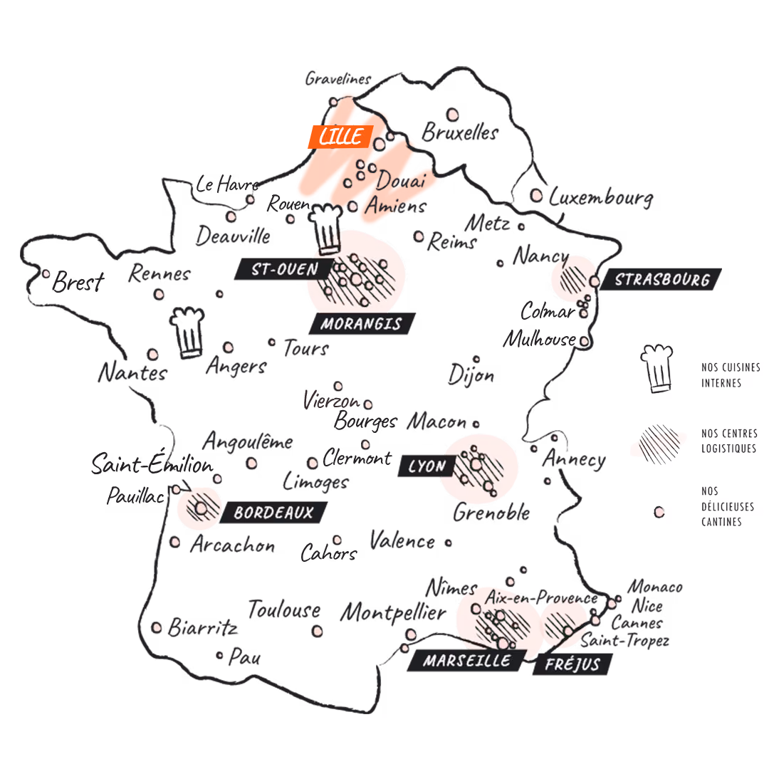 Restauration d'entreprise Foodles Cantine à Bordeaux, Biarritz, Pau, Arcachon, Limoges, Angoulême, Cahors et toute la Nouvelle-Aquitaine
