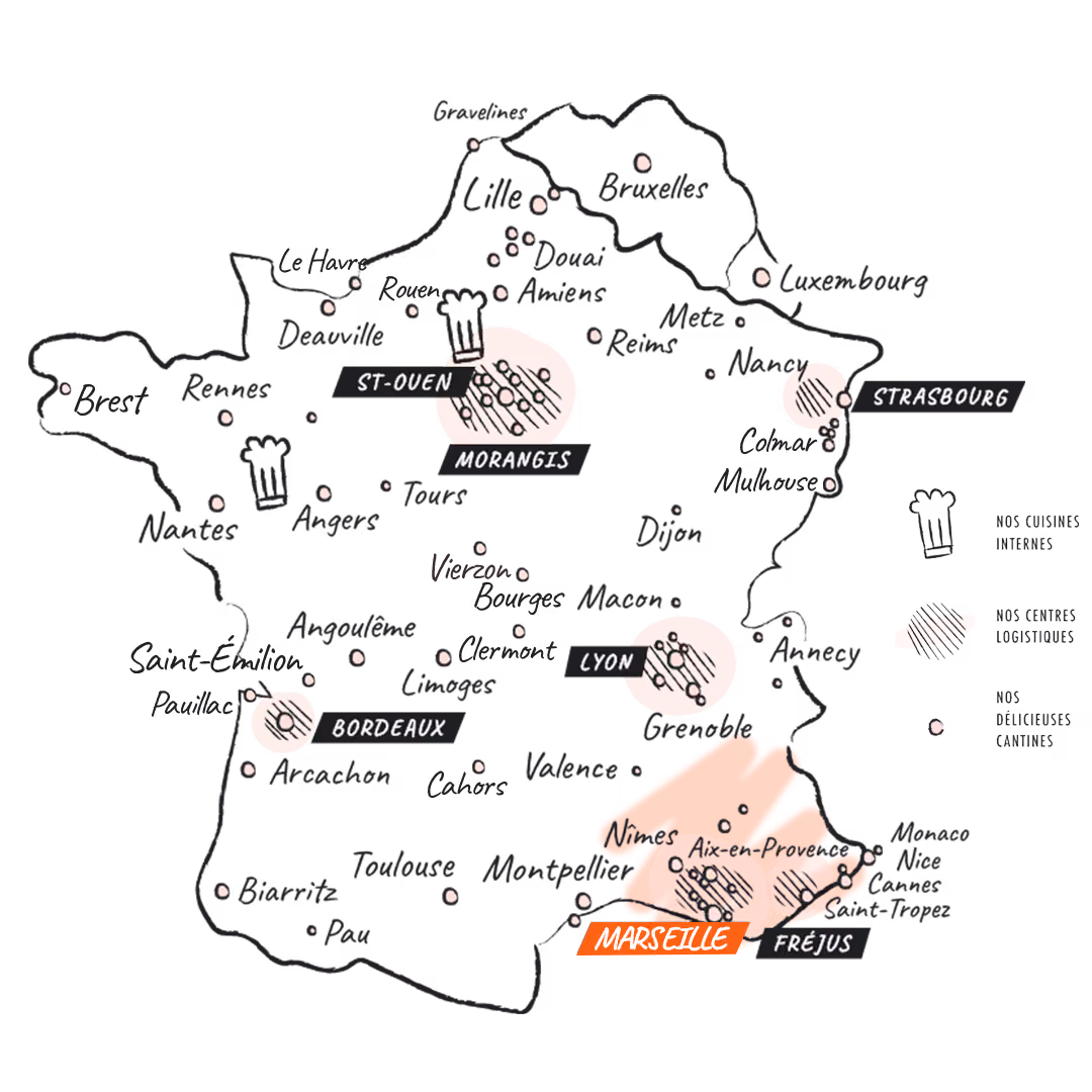 Restauration d'entreprise Foodles Cantine à Bordeaux, Biarritz, Pau, Arcachon, Limoges, Angoulême, Cahors et toute la Nouvelle-Aquitaine