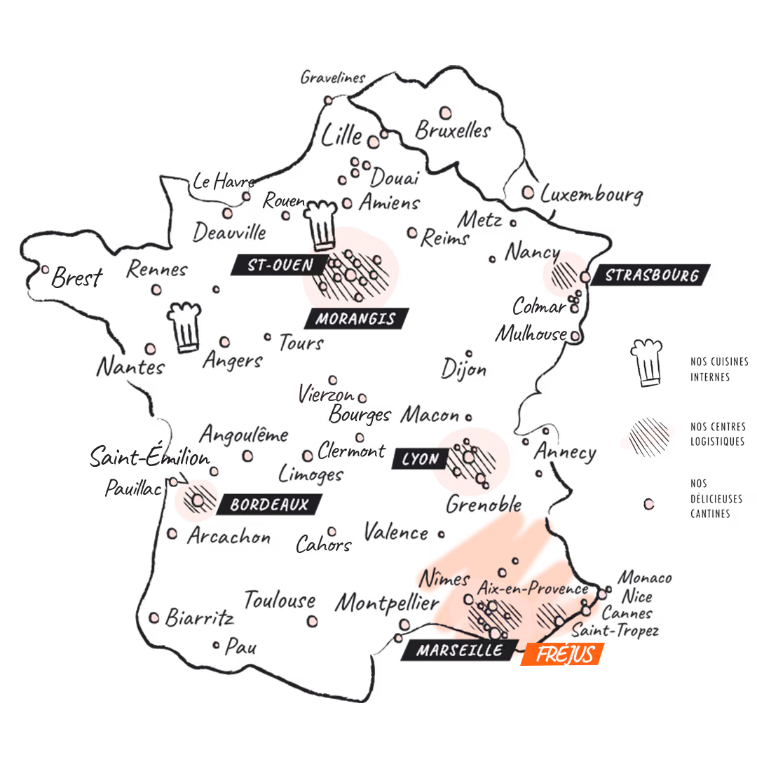 Restauration d'entreprise Foodles Cantine à Bordeaux, Biarritz, Pau, Arcachon, Limoges, Angoulême, Cahors et toute la Nouvelle-Aquitaine