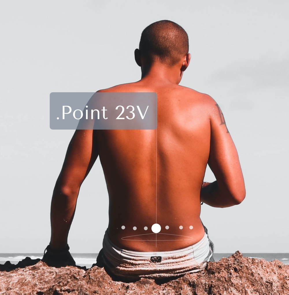 Le point 23V permet de renforcer la racine du cheveu