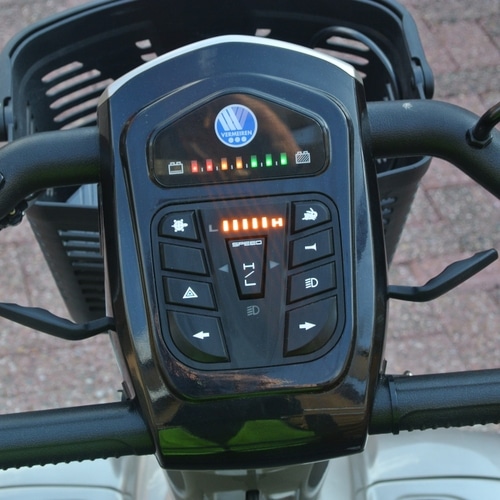 Bovenaanzicht display