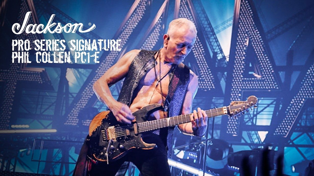 Jackson Guitars video introducing the Phil Collen PC1-E signature model