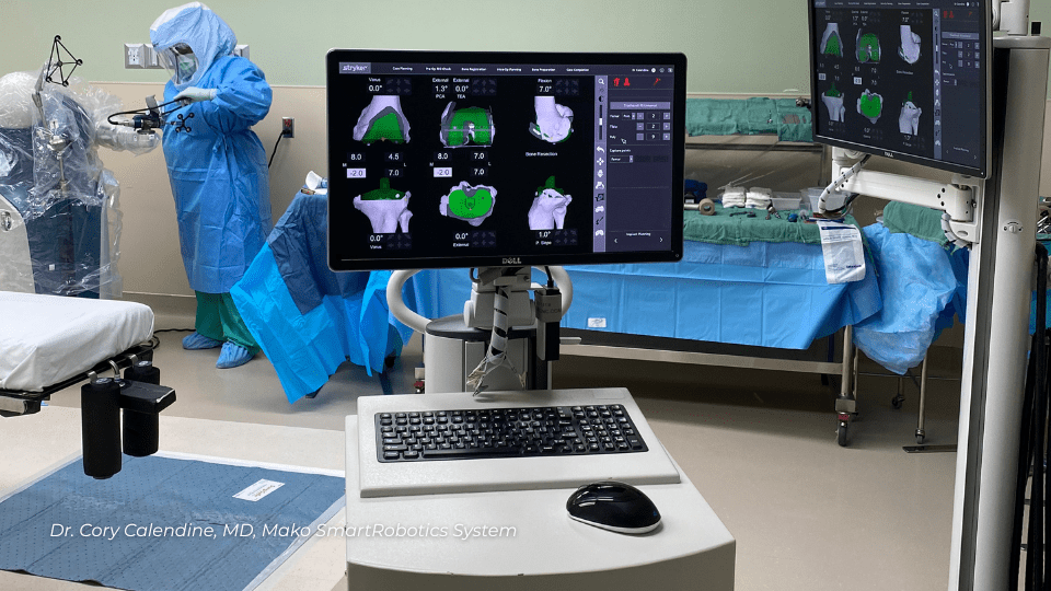 Robotic-arm assisted joint replacement surgery