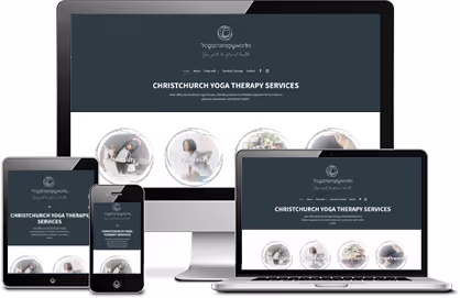 example of custom website design screenshot