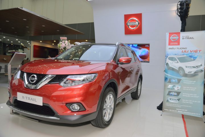 Xe Nissan được trưng bày tại Nissan Gò Vấp