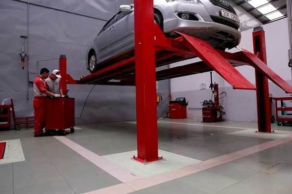 Dịch vụ bảo dưỡng, sửa chữa thực hiện theo quy trình tiêu chuẩn Nissan