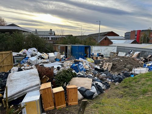Fly Tipping Site - Glasgow