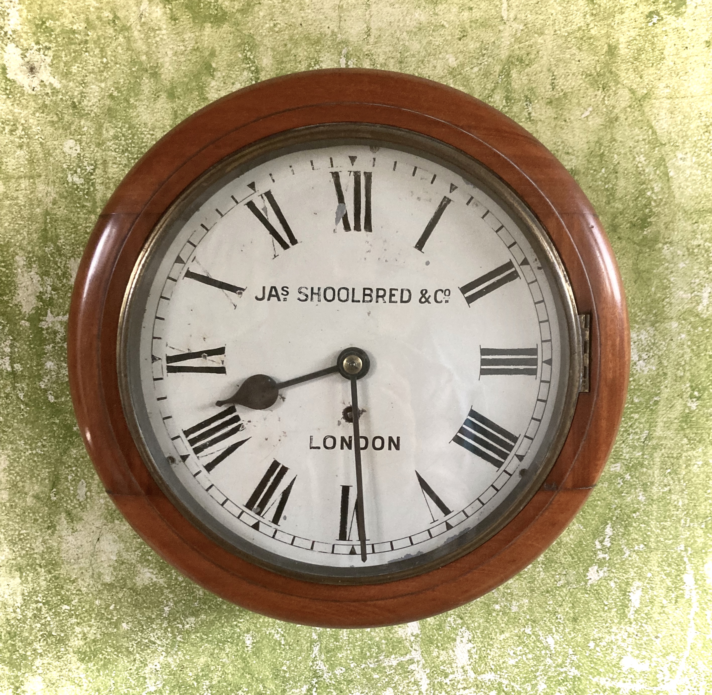 JAS Shoolbred Fusee wall clock