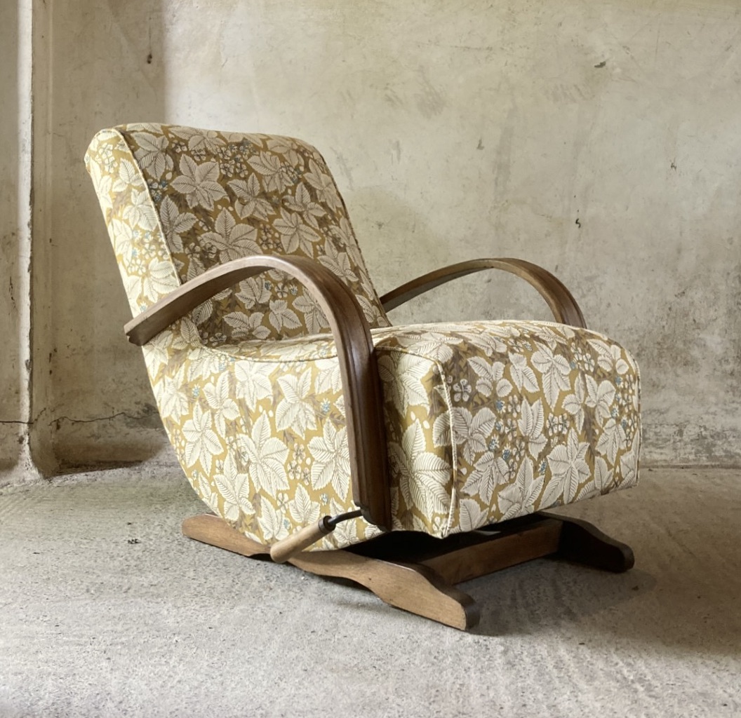 Art Deco bentwood arm rocking chair